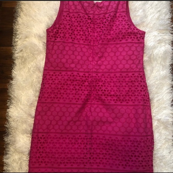Lands end beautiful sleeveless pink dress /size 10 - Picture 2 of 2